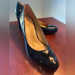Naturalizer Black Patent Leather Heels Size 8